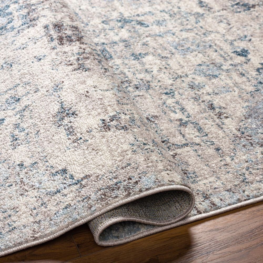 Surya Ankara 7&#39;10&quot; x 10&#39;2&quot; Cream, Ice Blue and Light Gray Area Rug, , large