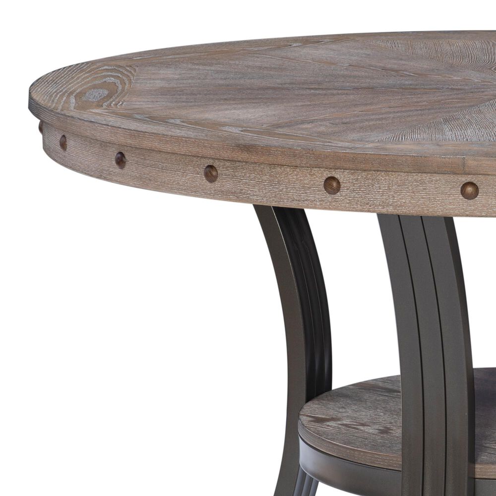 Linon Home Decor Franklin Dining Table in Pewter and Grey - Table Only, , large