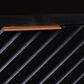 Sunset Bay Chevron 76" 4-Door Console in Matte Black, , large