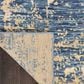 Nourison Luna 2" x 3" Dark Blue and Mocha Area Rug, , large