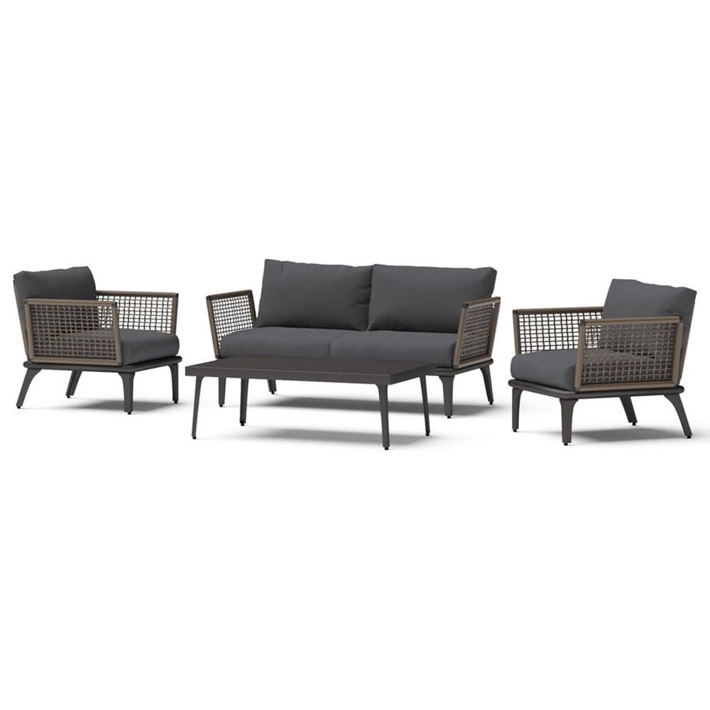 RST Brands Pathra 4-Piece Patio Seating Set in Dark Gray, , large
