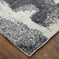Feizy Coda 8930F 2" x 3" Black and White Area Rug, , large