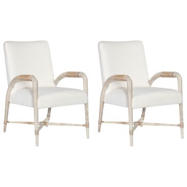 Hooker Furniture Serenity Arm Chair in Whitewashed Oak (Set of 2), , large