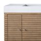 James Martin Vanities Linear 72" Single Bathroom Vanity in Whitewashed Walnut with 10 cm Glossy White Solid Surface Top and Rectangular Sink, , large