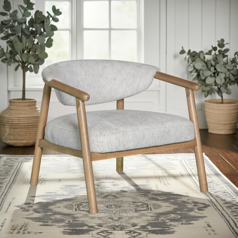 Blue River Autumn Accent Chair in Pebbled Vanilla, , large