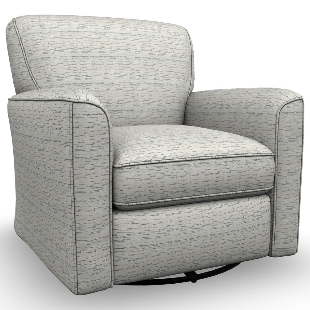 Best Home Furnishings Kaylee Swivel Glider in Marine, , large