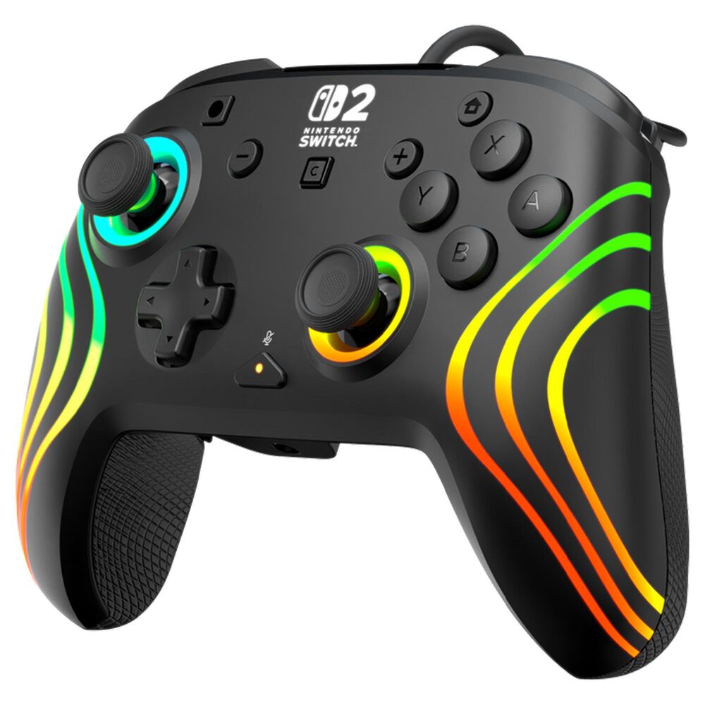 Turtle Beach Afterglow Wave Wired RBG Gaming Controller for Nintendo Switch 2 in Black, , large