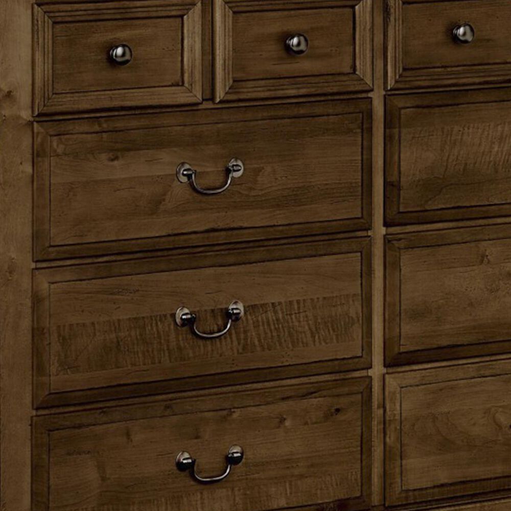 Viceray Collections Timber Creek 8 Drawer Bureau in Rustic Cherry, , large