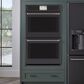 Cafe 2-Piece Kitchen Package with Matte Black 30" Smart Built-In Convection Double Wall Oven and Stainless Steel 36" Touch Control Induction Cooktop, , large
