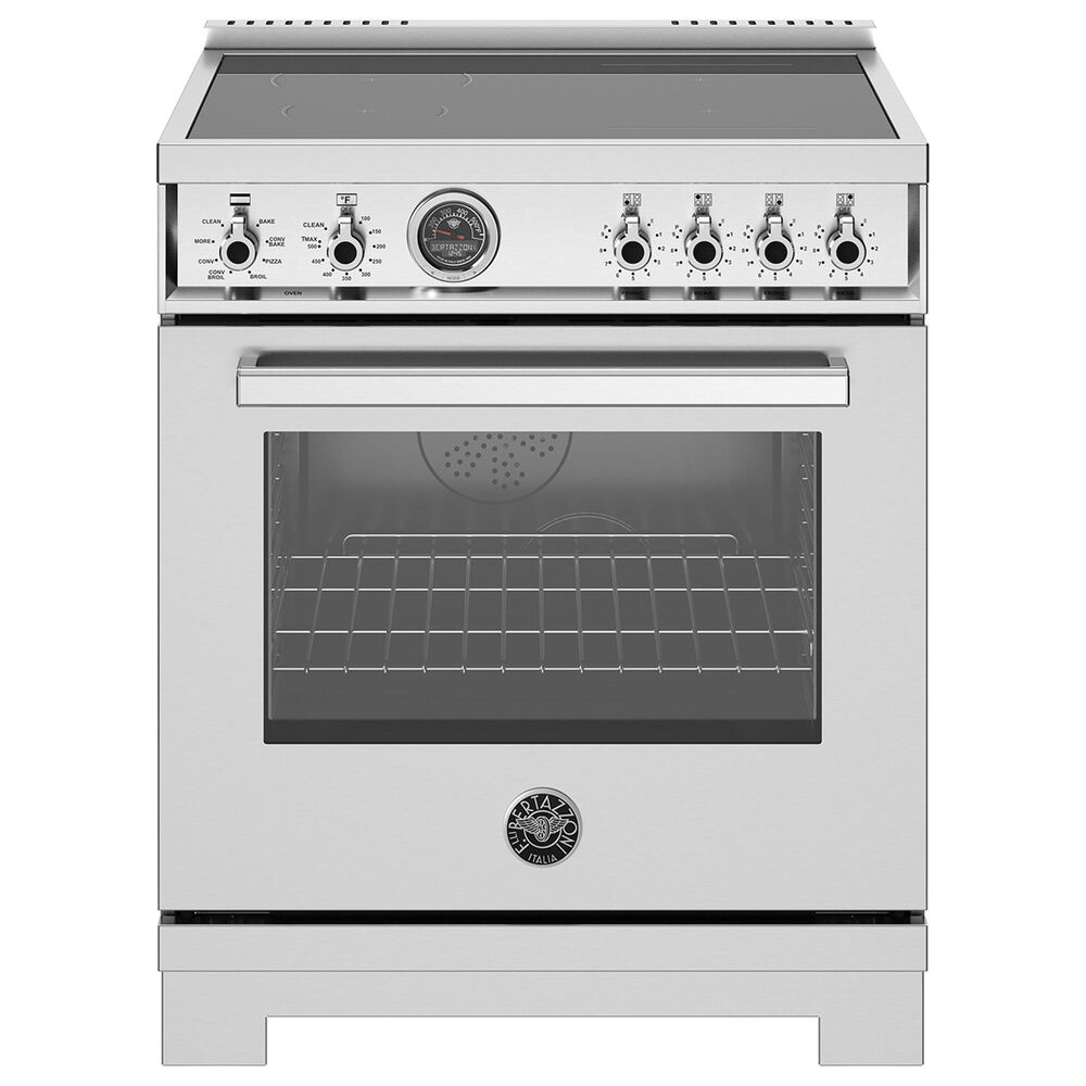 Bertazzoni Professional 4.6 Cu.Ft. Induction Range with Self-Cleaning in Stainless Steel, , large