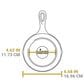 Lodge 6.5" Cast Iron Skillet in Black, , large