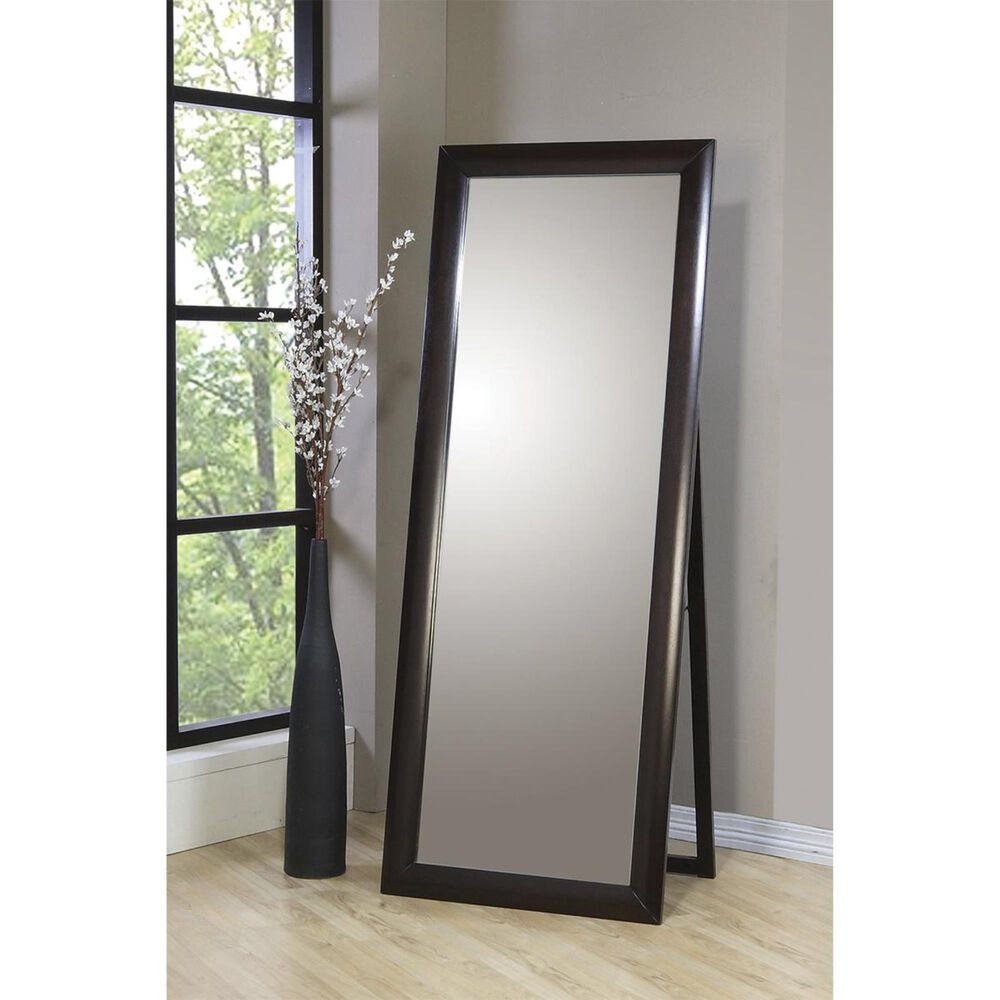 at HOME Cheval Mirror in Cappuccino, , large