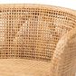 Baxton Studio Papua Counter Stool in Natural Brown and Walnut Brown, , large