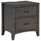 Ashley Montillan King Panel Bed and Two Nightstands in Grayish Brown, , large