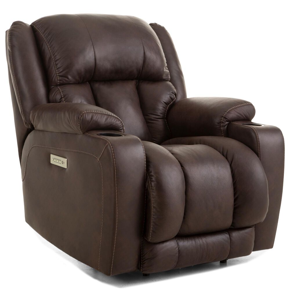 HomeStretch Dreamweaver Power Recliner in Chocolate, , large