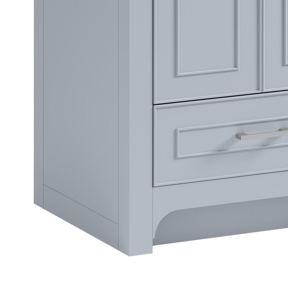 37B Lucerne 24" Single Bathroom Vanity Cabinet in Soft Blue with Marble Top and Backsplash, , large