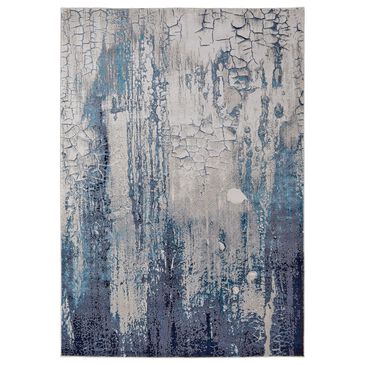 Feizy Indio 6"7" x 9"6" Blue and Beige Area Rug, , large