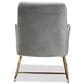 Baxton Studio Sennet Arm Chair in Grey, , large