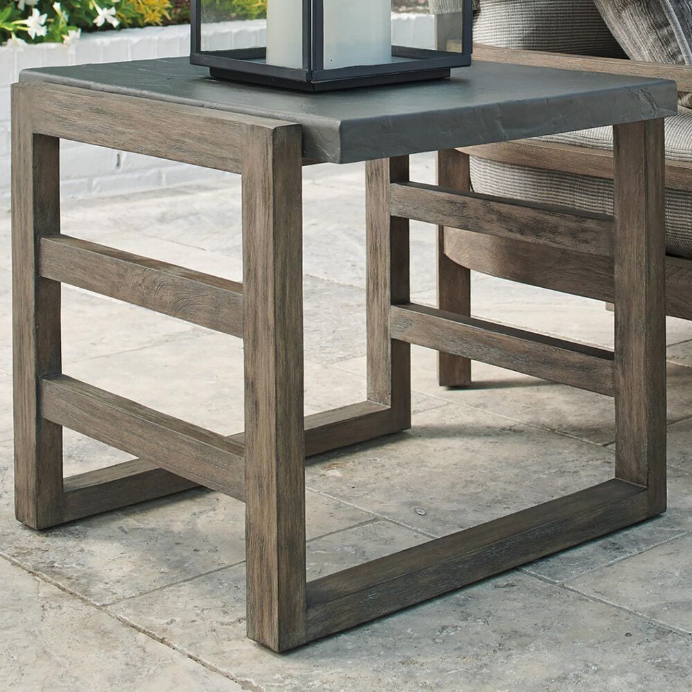 Lexington Furniture La Jolla Square End Table in Gray, , large