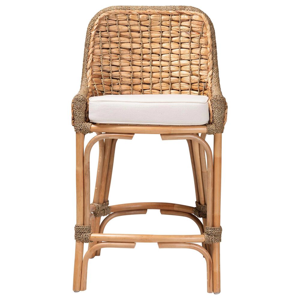Baxton Studio Kyle Counter Stool in Natural Brown, , large