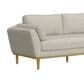 Golden Wave Furniture Reverie Stationary Sofa and Loveseat Set in Grey, , large