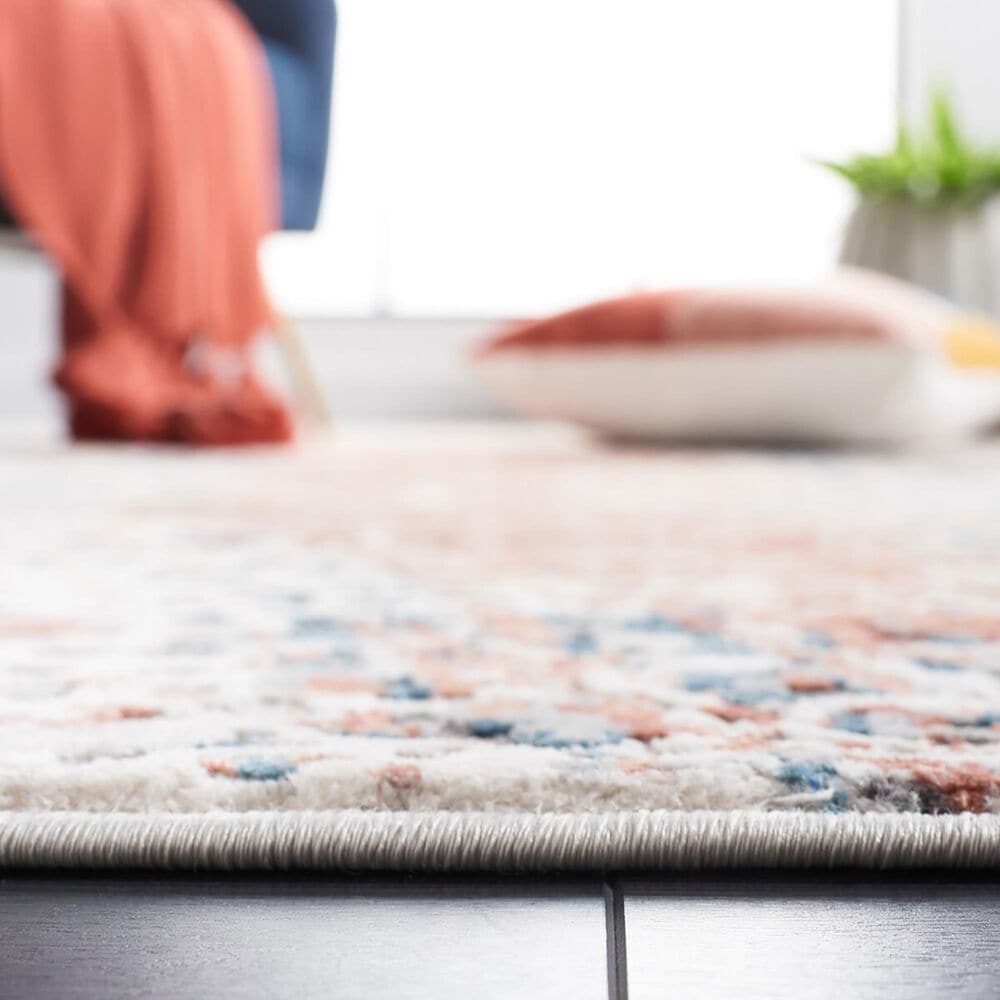 Safavieh Invista 8&#39; x 10&#39; Navy and Rust Area Rug, , large