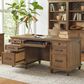 Riva Ridge Hensley 66" Executive Desk in Honey, , large