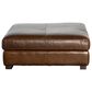 Softline Splendor Leather Ottoman in Dallas Chestnut, , large