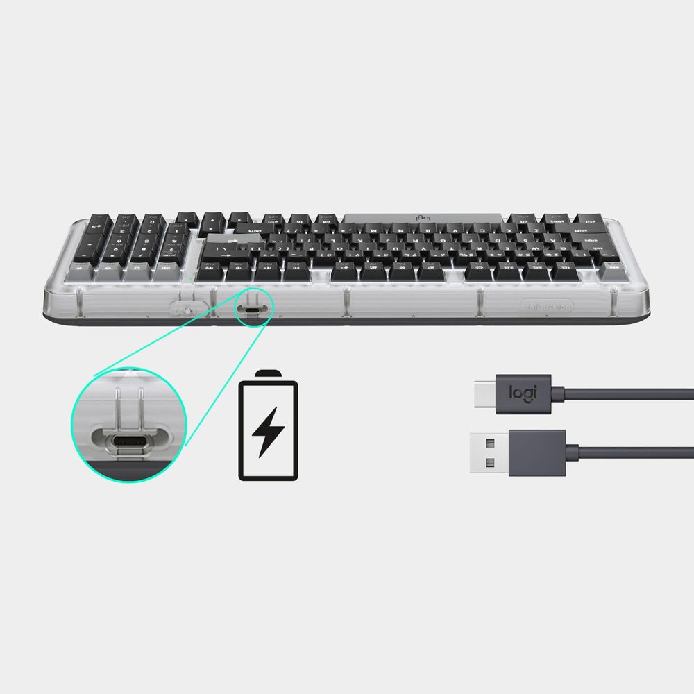 Logitech Alto Keys K98M Wireless Mechanical Keyboard in Graphite, , large