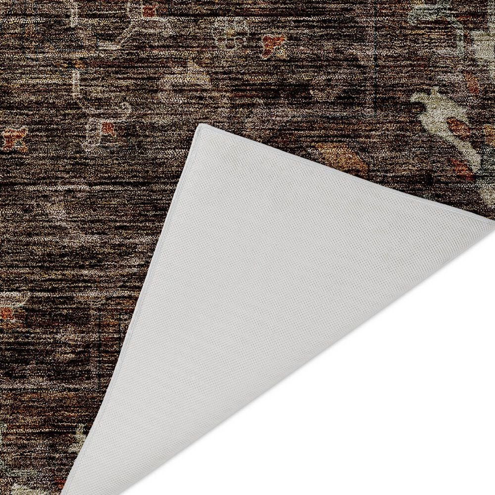 Dalyn Rug Company Silk Road Chocolate, Ivory, Gold, Copper, Gray and Taupe 5&#39; x 7&#39;6&quot; Area Rug, , large