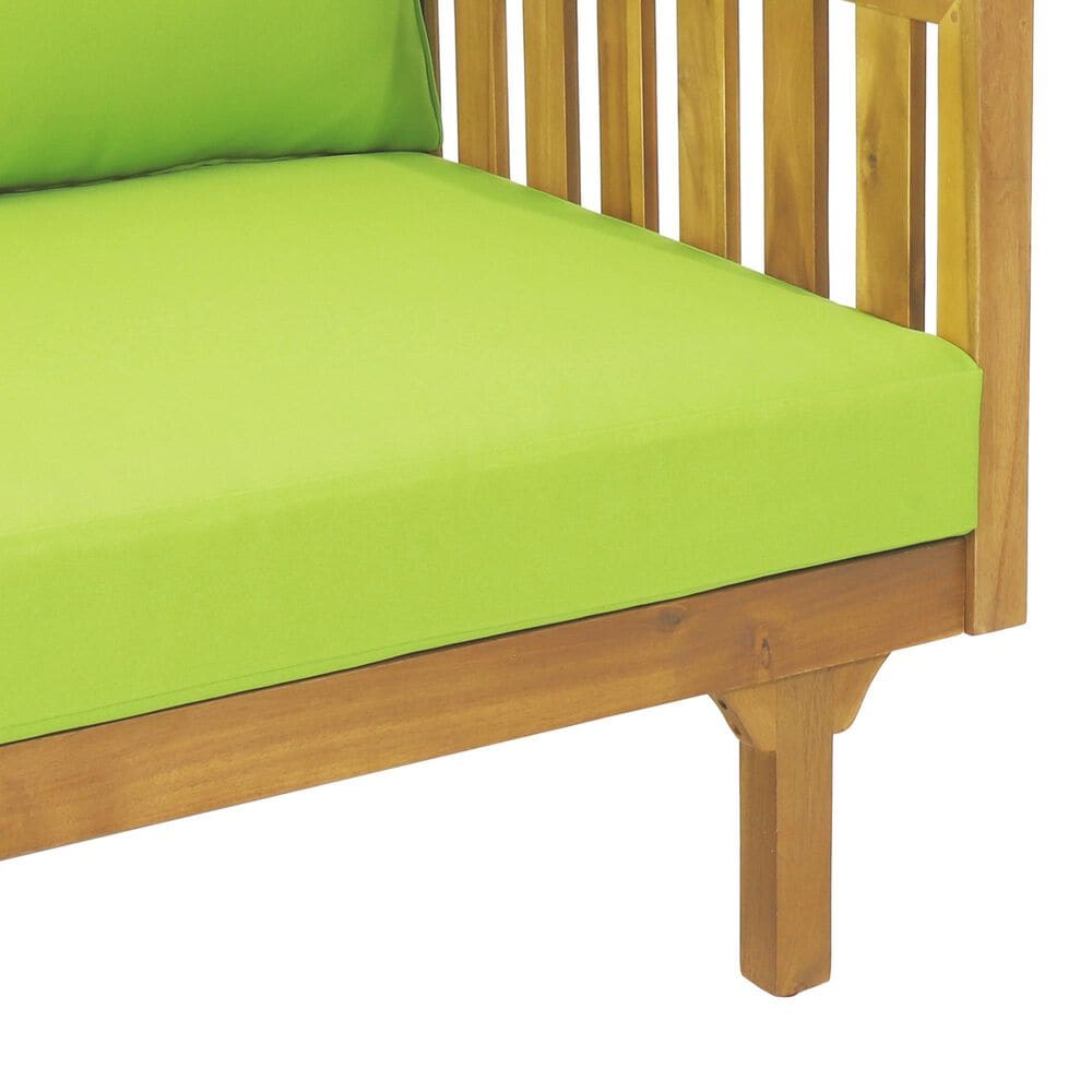 Hearth and Haven Claremont Outdoor Sofa Daybed in Green, , large