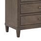Furniture Worldwide Montclair Cocoa 3-Drawer Nightstand in Medium Brown with Outlets and USB Ports, , large
