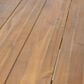 Hearth and Haven Outdoor Rectangle Dining Table with Wood Tabletop and Iron Hairpin Legs in Teak, , large
