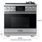 Dacor Modernist 36" Pro Gas Range with Natural Gas in Silver Stainless Steel, , large