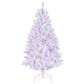 The Gerson Company 5" Parkview Pine Artificial Christmas Tree with Multicolored LED Lights in White, , large
