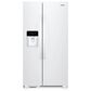Whirlpool 25 Cu. Ft. Side by Side Refrigerator in White, , large