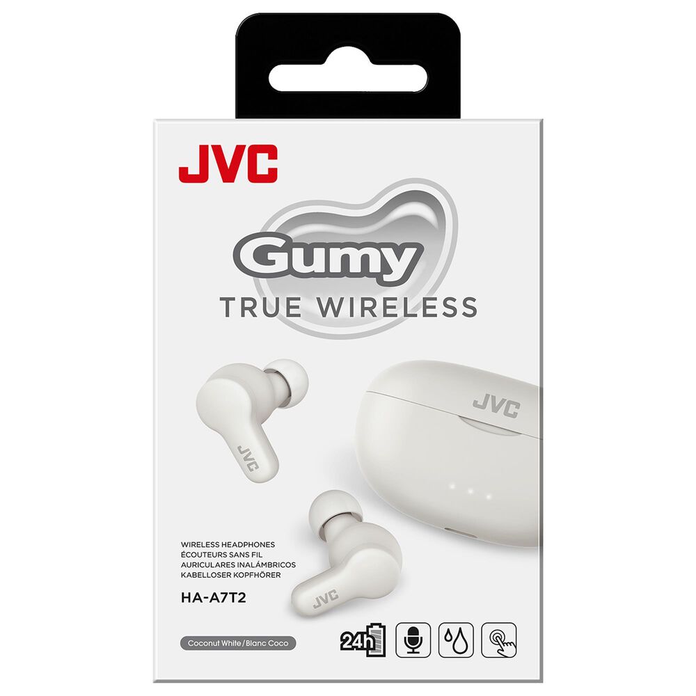 JVC Gumy True Wireless Earbuds with Comfortable Fit in Coconut White, , large