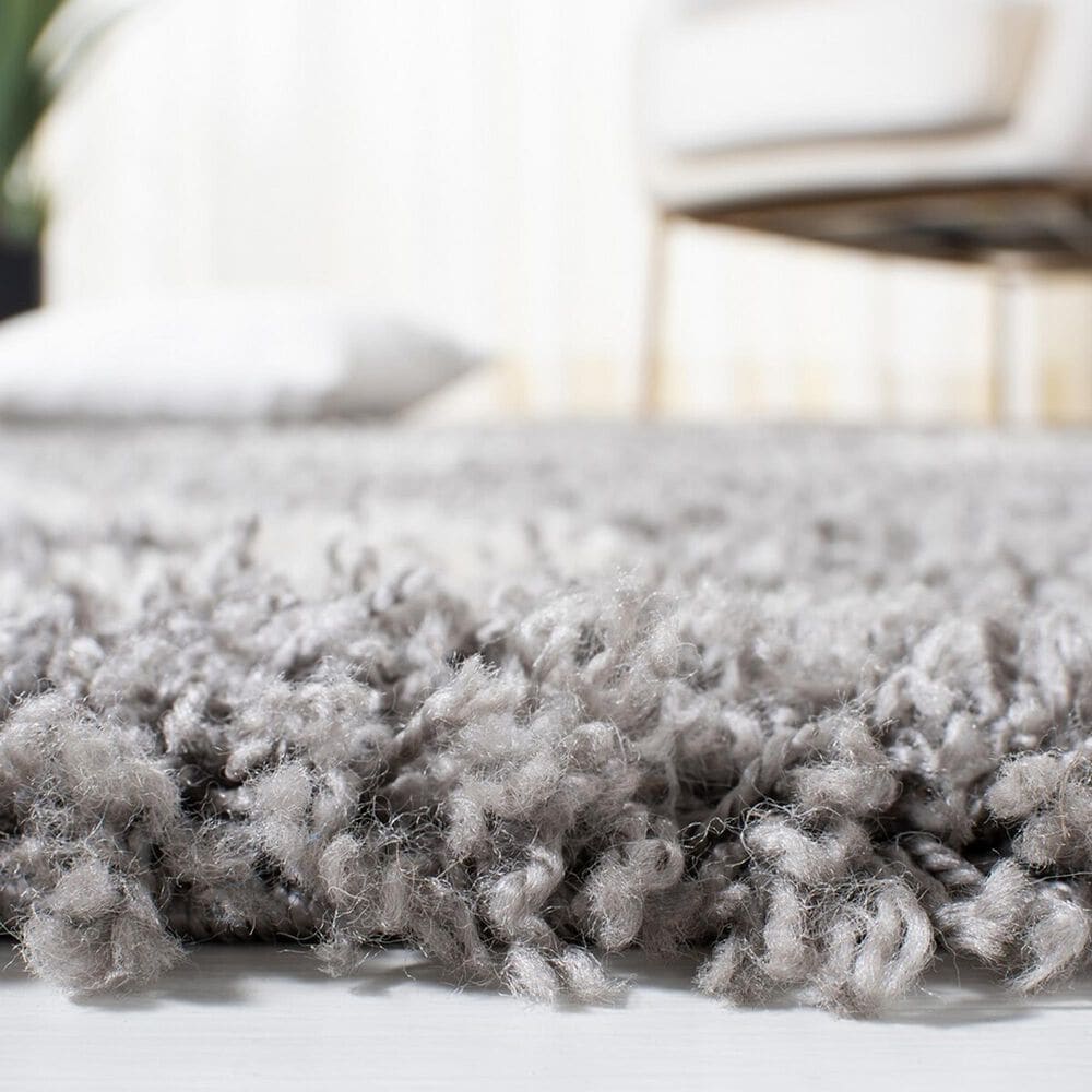 Safavieh Venus Shag VNS680J 5&#39;3&quot; x 7&#39;6&quot; Grey and Ivory Area Rug, , large