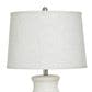 Flair Industries 32" Ceramic Table Lamp in Novac Cream, , large