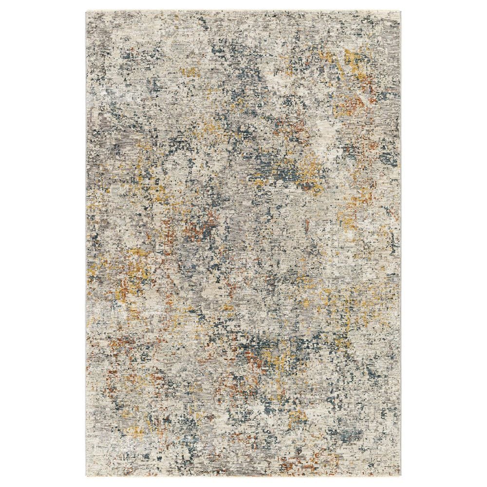 Surya Laila 2" x 3" Light Gray, Beige, White, Navy and Camel Area Rug, , large
