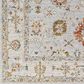 Surya Reina REN-2307 Light Gray, Cream, Denim, Rust, Mustard and Olive 7"10" x 10"2" Area Rug, , large