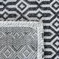 Safavieh Martha Stewart Cotton MSR411H 9" x 12" Charcoal and Grey Area Rug, , large