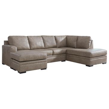 Ashley Amuleto 2-Piece Sectional with Chaise in Desert, , large