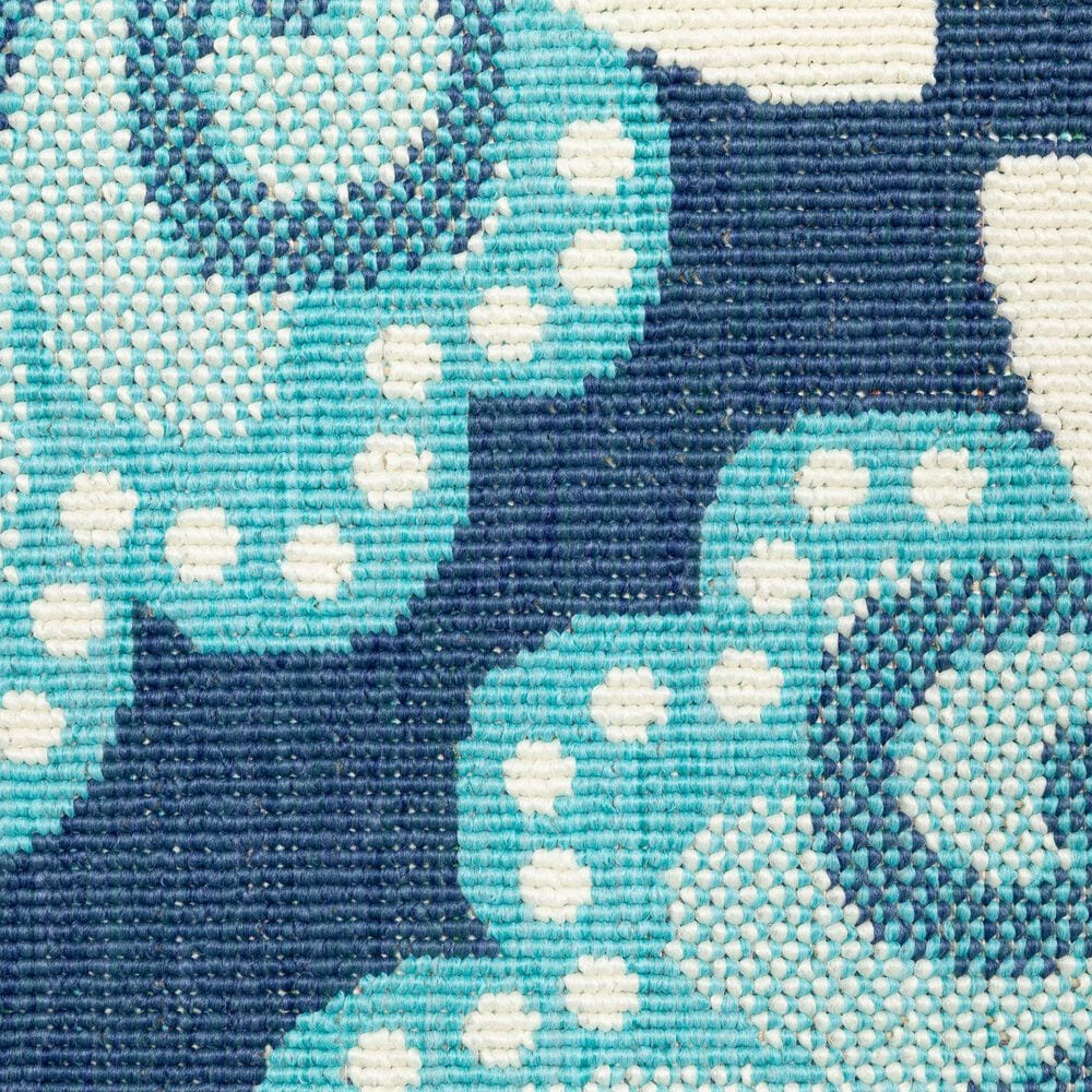 Oriental Weavers Meridian 2206B 2&#39;3&quot; x 7&#39;6&quot; Blue Runner, , large