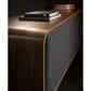 BDI Plume 80" 4-Door Media Cabinet in Walnut and Bronze, , large