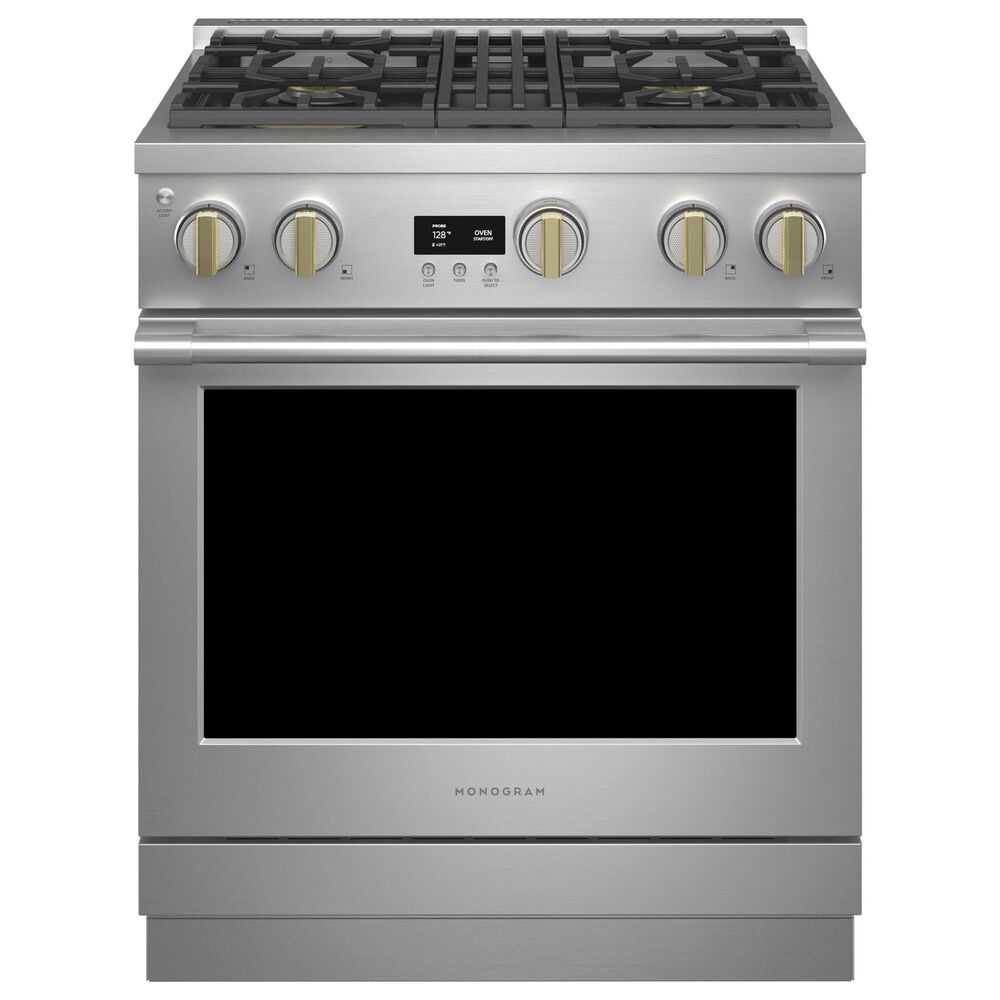 Monogram 30" All Gas Professional Range with 4 Burners in Stainless Steel, , large