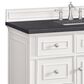 James Martin Vanities Lorelai 48" Single Vanity in Bright White with 3 cm Charcoal Soapstone Quartz Top, , large