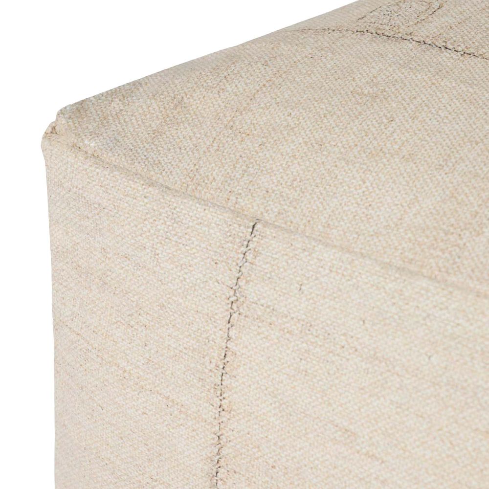 Loloi 18&quot; x 18&quot; Pouf in Ivory, , large