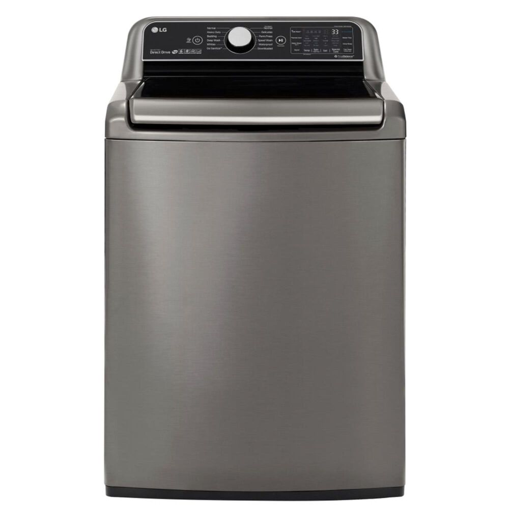 LG 5.5 Cu. Ft. Smart Wi-Fi Enabled Top Load Washer with TurboWash 3D Technology in Graphite Steel , , large