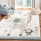 Safavieh Carousel 8" x 10" Ivory Kids Area Rug, , large
